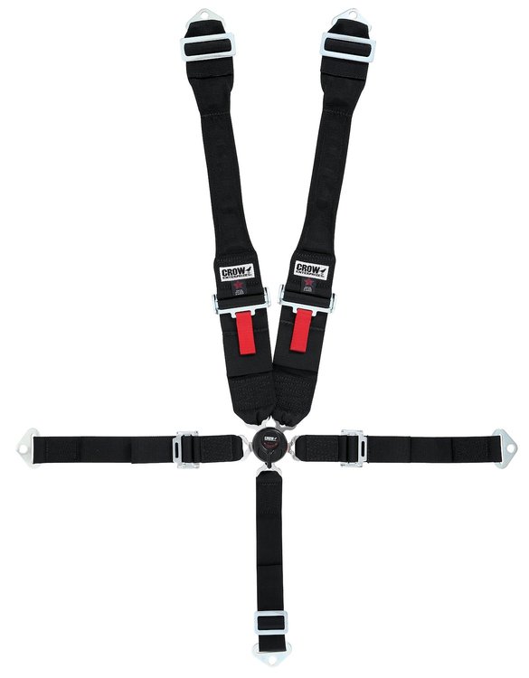 42024PRO Kamlock Harness [5-Point, 3 in Belts, Off Road, Dog Bone, Ratchet, Clip-In, Bolt-In, SFI 16.1, Black]