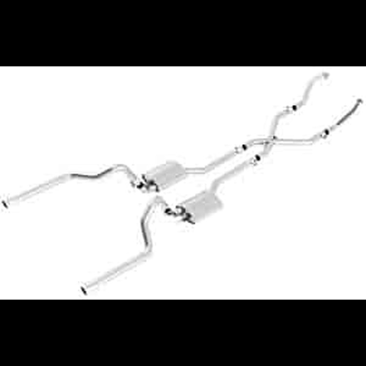 Classic Cat-Back Exhaust System w/X-Pipe 1967 Ford Shelby GT500
