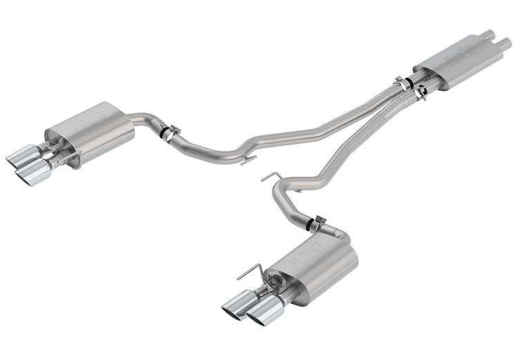 1014045 EC-Type Touring Cat-Back Exhaust System for 2015–2017 Ford Mustang GT 5.0L V8