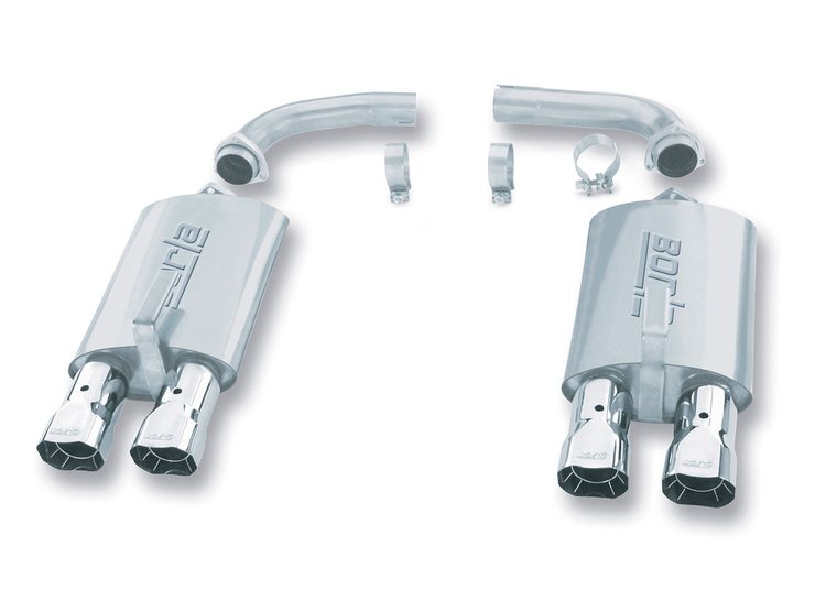 Axle-Back Exhaust System 1984-1991 Corvette 5.7L