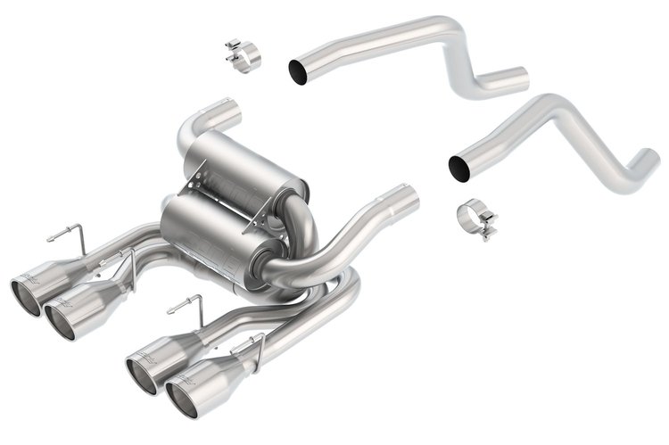Axle-Back Exhaust System 2005-2008 Corvette C6 6.0L