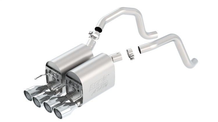 Axle-Back Exhaust System 2005-2008 Corvette C6 6.0/6.2L