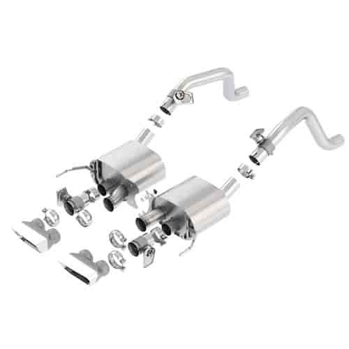 Rear-Section Exhaust System 2014-15 Chevy Corvette C7 6.2L