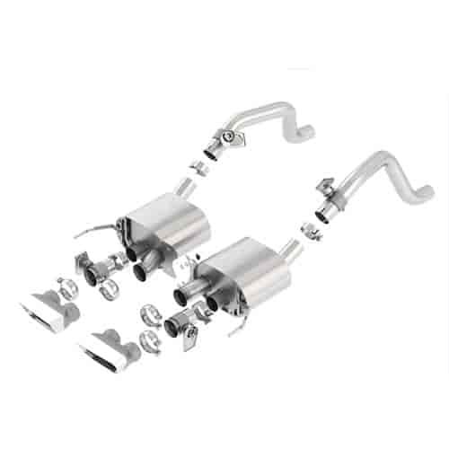 Rear-Section Exhaust System 2014-15 Chevy Corvette C7 6.2L