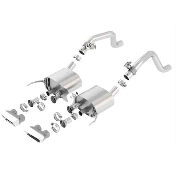 Rear-Section Exhaust System 2014-15 Chevy Corvette C7 6.2L