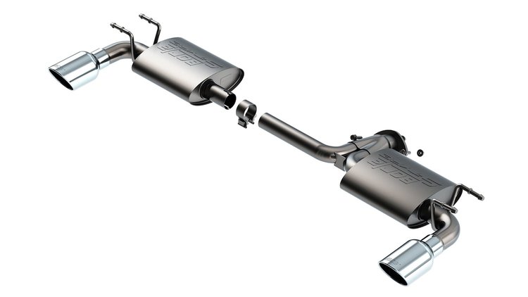 11970 S-Type Axle-Back Exhaust System for Select Mazda 3 2.5L 4 Cyl.