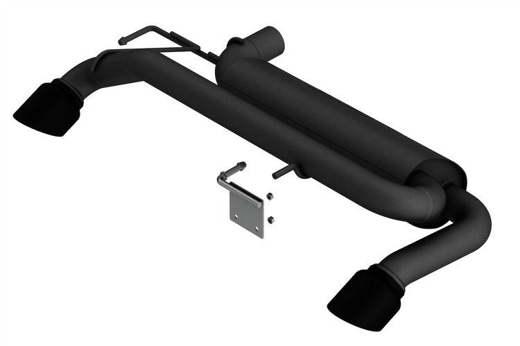 11974CB S-Type Axle-Back Exhaust System for Select Ford Bronco 2.3L 4 Cyl.