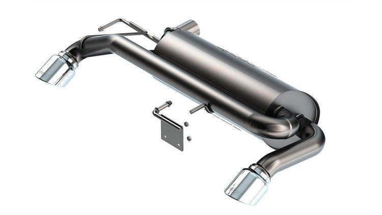 11976 Touring Axle-Back Exhaust System Fits Select Ford Bronco 2.7L V6