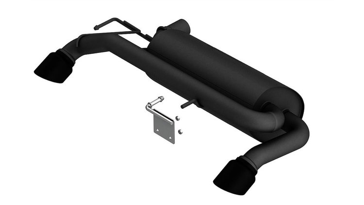11976CB Touring Axle-Back Exhaust System Fits Select Ford Bronco 2.7L V6