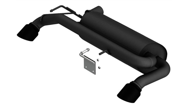 11977CB S-Type Axle-Back Exhaust System Fits Select Ford Bronco 2.7L V6