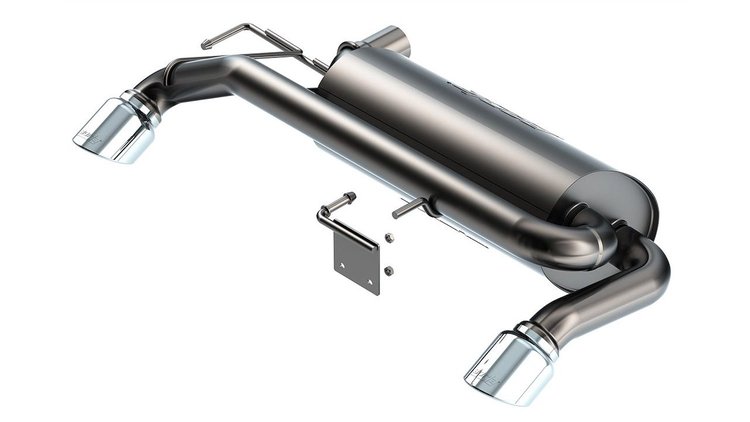 11978 ATAK Axle-Back Exhaust System Fits Select Ford Bronco 2.7L V6