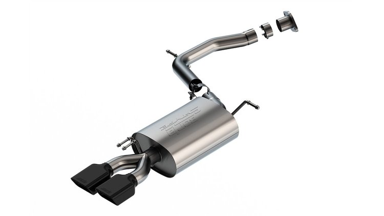11979BC S-Type Axle-Back Exhaust System Fits Select Hyundai Palisade, 2020–2022 Kia Telluride 3.8L V6
