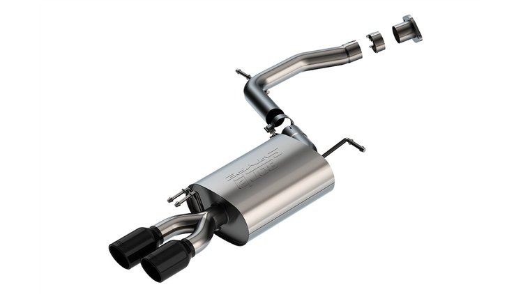 11980BC S-Type Axle-Back Exhaust System for 2020–2022 Hyundai Palisade, Fits Select Kia Telluride 3.8L V6