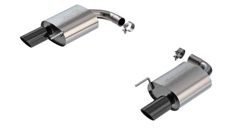 11983BC S-Type Axle-Back Exhaust System Fits Select Ford Mustang GT 5.0L V8 Excludes Active Exhaust