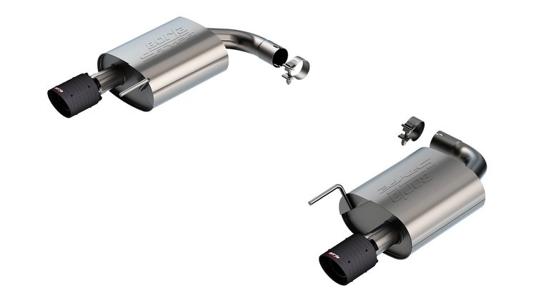 11983CFBA S-Type Axle-Back Exhaust System Fits Select Ford Mustang GT 5.0L V8 without Active Exhaust