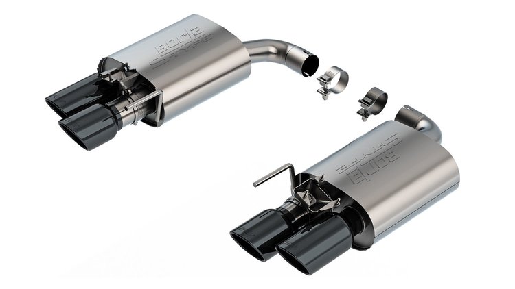 11985BC S-Type Axle-Back Exhaust System Fits Select Ford Mustang GT 5.0L V8 with Active Exhaust