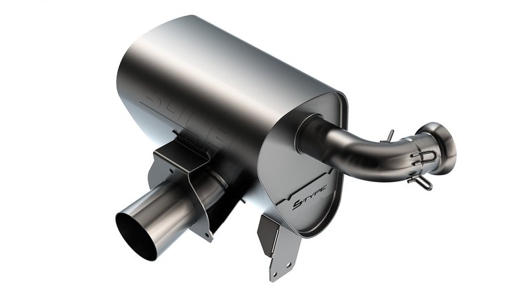 12677CB S-Type Axle-Back Exhaust System for 2017–2023 Can-Am Maverick X3 900cc 3 Cyl. Turbo