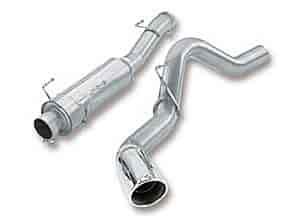 Cat-Back System Incl. Connecting Pipes/Mufflers/Tips/Mounting Hardware/3 in. Round