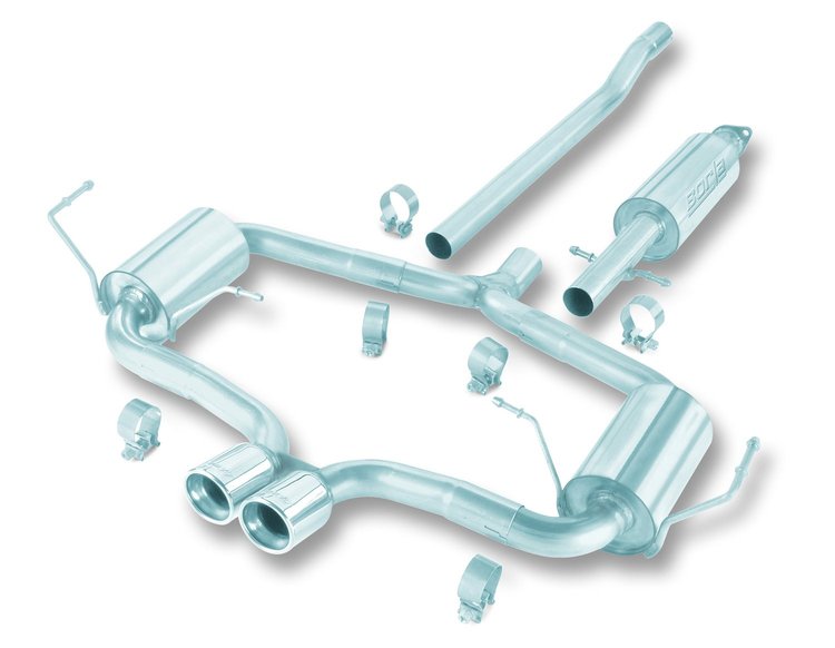 Cat-Back Exhaust System 2004-2006 Mini Cooper 1.6L Supercharged