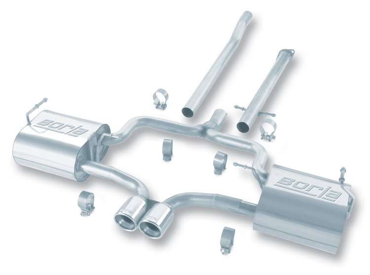 Cat-Back Exhaust System 2004-2006 Mini Cooper S 1.6L Supercharged