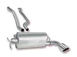 Cat-Back System Incl. Connecting Pipes/Mufflers/Tips/Mounting Hardware/5 in. Round