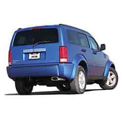 Cat-Back System Incl. Connecting Pipes/Mufflers/Tips/Mounting Hardware/6.65 in. x 3.31 in. Rectangle