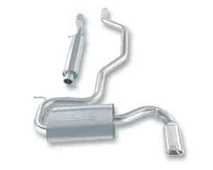 Cat-Back Exhaust System 2007-10 Compass/Patriot 2.4L FWD Single rear exit