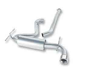 Cat-Back System Incl. Connecting Pipes/Mufflers/Tips/Mounting Hardware/4.25 in. Round