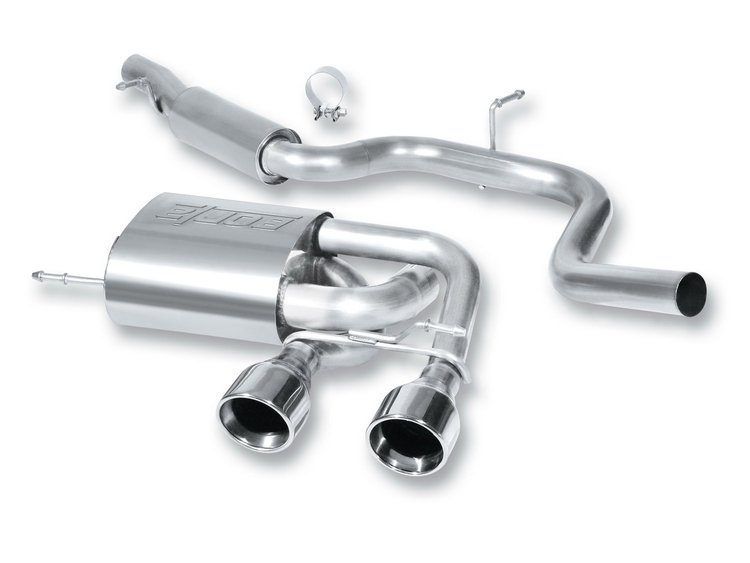 Cat-Back Exhaust System 2008 Volkswagen Golf R32 3.2L