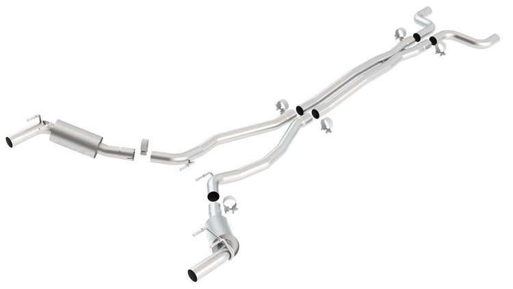 Cat-Back Exhaust System 2010-13 Camaro SS 6.2L V8 With Factory Ground Effects