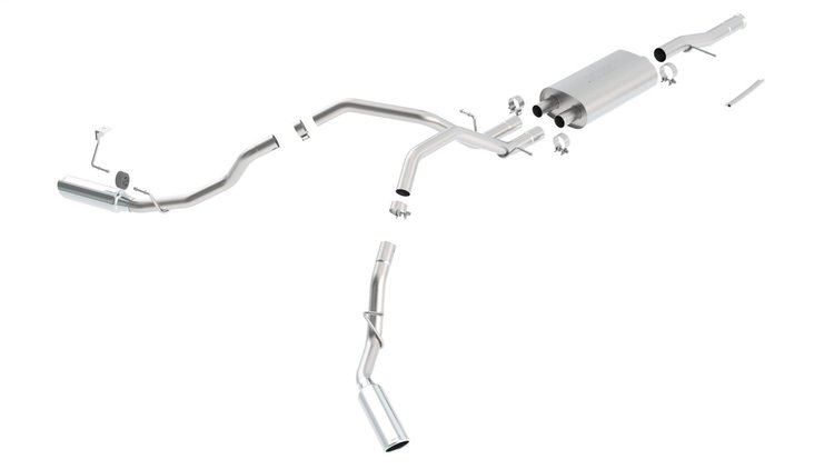 Cat-Back Exhaust System 2009-2013 Silverado/Sierra 1500 4.8/5.3/6.0L