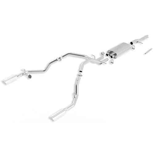 Cat-Back Exhaust System 2009-2013 Silverado/Sierra 1500 4.8L/5.3L/6.0L