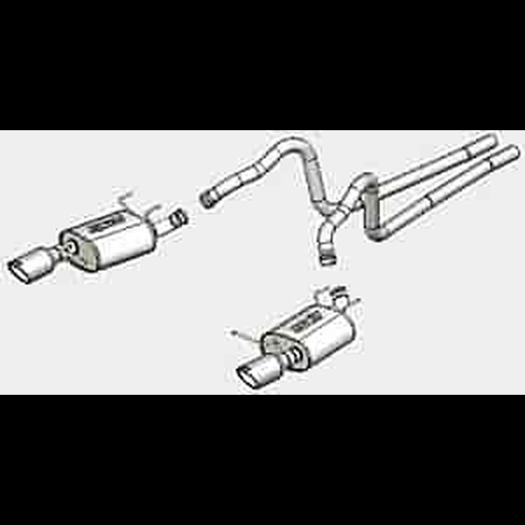 Ford Cat-Back Exhaust System 2011-13 Mustang 3.7L V6