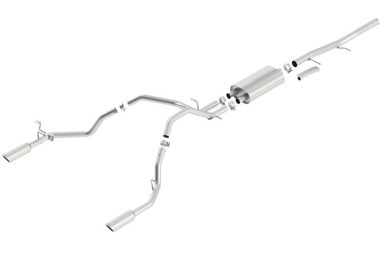 Cat-Back Exhaust System 2009-2013 Silverado/Sierra 1500 4.8/5.3/6.0L