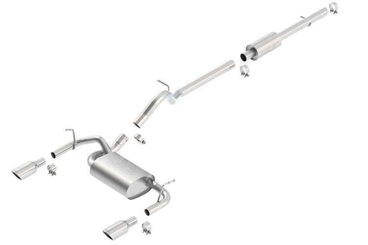 Cat-Back Exhaust System 2012-2018 Jeep Wrangler Unlimited 3.6L