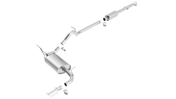 Cat-Back Exhaust System 2012-2018 Jeep Wrangler JK Unlimited 3.6L