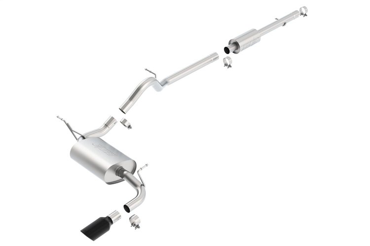 Cat-Back Exhaust System 2012-2018 Jeep Wrangler JK Unlimited 3.6L