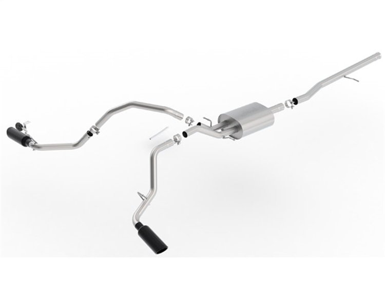 140545BC S-Type Cat-Back Exhaust System for 2014–2018 Chevrolet Silverado 1500, GMC Sierra 1500, 2019 Silverado, Sierra 1500 LD