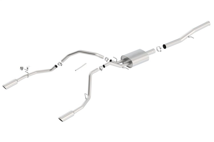 Cat-Back Exhaust System 2014-2018 Silverado/Sierra 1500 6.2L Extended Cab Standard Bed/Crew Cab Short Bed