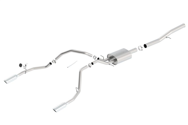 Cat-Back Exhaust System 2014-2018 Silverado/Sierra 1500 6.2L Extended Cab Standard Bed/Crew Cab Short Bed