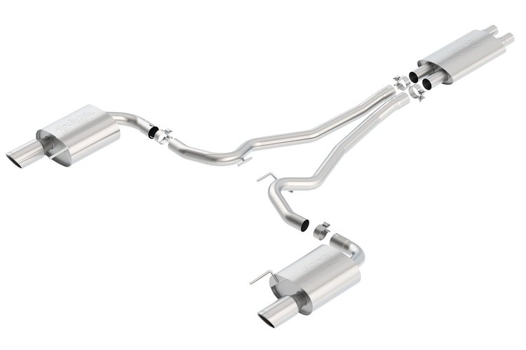 Cat-Back Exhaust System 2015-17 Ford Mustang 5.0L EcoBoost