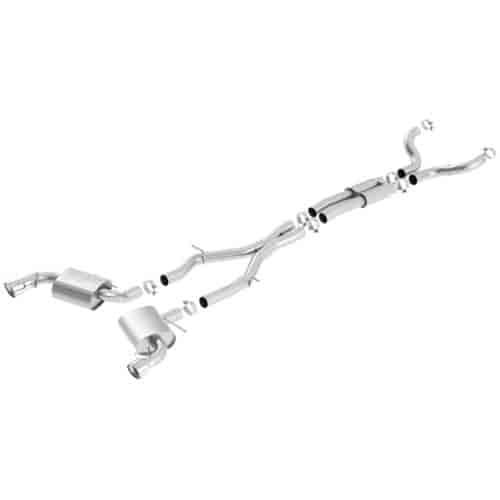 Cat-Back Exhaust System With S-Type Muffler for 2016-2018 Camaro SS 6.2L