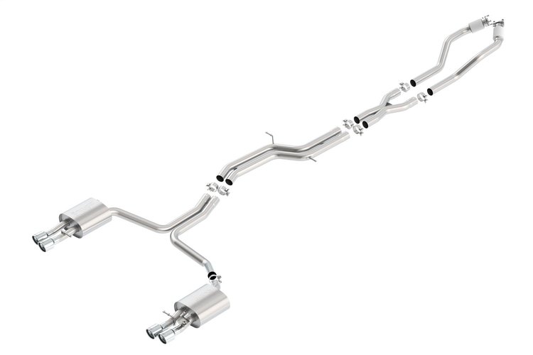 140704 S-Type Cat-Back Exhaust System for 2013–2018 Audi C7 S6 4.0L V8 Turbo