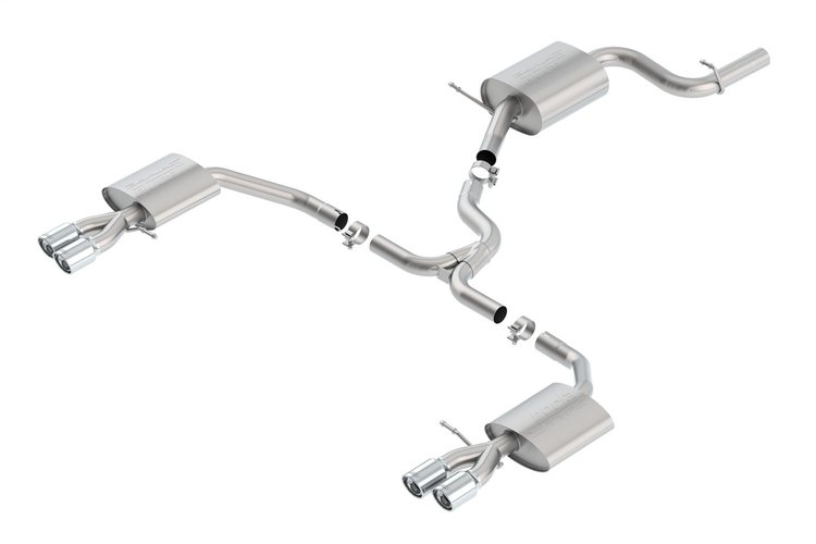 140705 S-Type Cat-Back Exhaust System for 2016–2018 Volkswagen Passat, 2018 Passat GT B8 3.6L V6