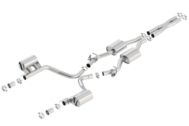 140713 S-Type Cat-Back Exhaust System for 2016–2021 Dodge Challenger 5.7L V8