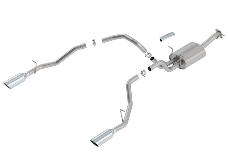 Cat-Back Exhaust System 2019 Ram 1500 5.7L 2WD/4WD - Polished Tips - "S-Type" Muffler