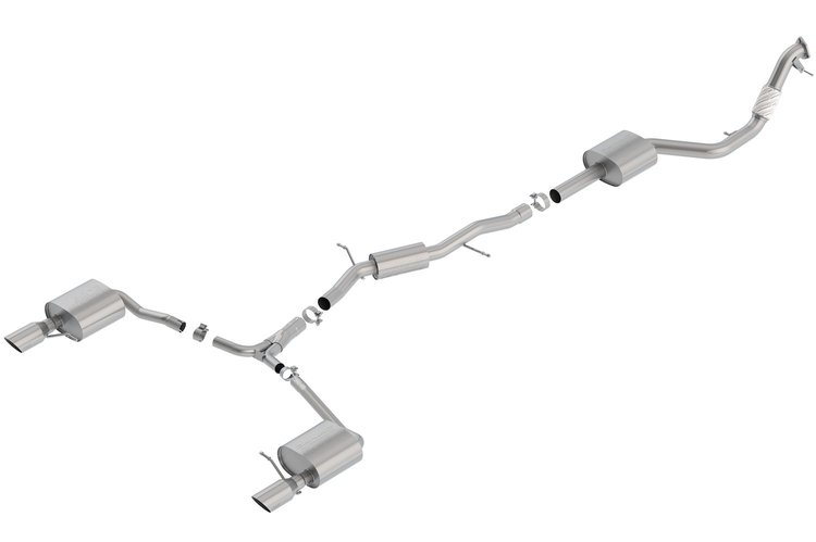 140759SB ATAK Cat-Back Exhaust System for 2017–2019 Audi A4 Quattro Avant, Allroad 2.0L 4-Cyl.