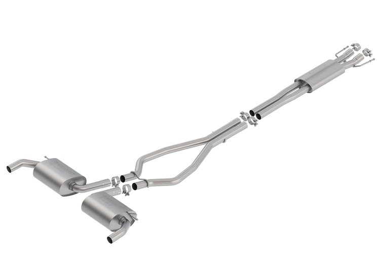 140766 S-Type Cat-Back Exhaust System for 2019–2023 Ford Edge ST 2.7L V6