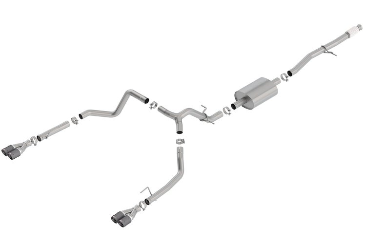 140770CF Touring Cat-Back Exhaust System for 2018–2024 Lincoln Navigator 3.5L V6 Twin Turbo