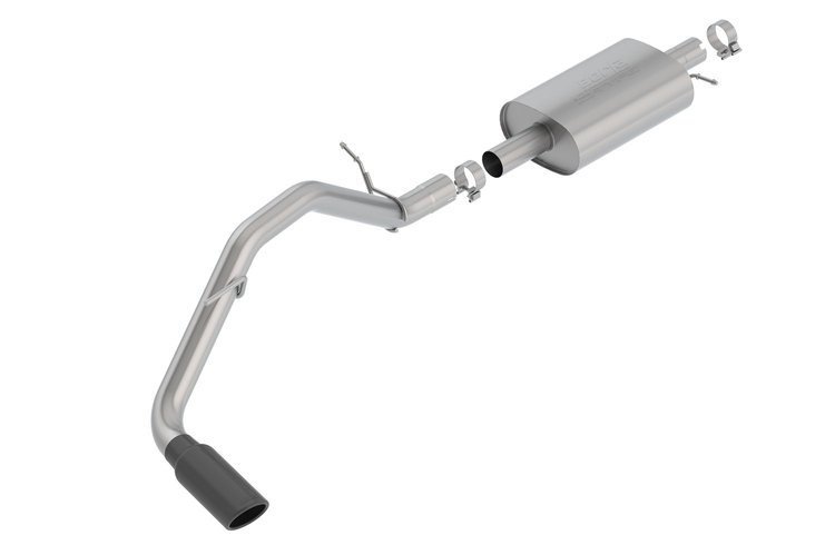 140788BC Touring Cat-Back Exhaust System Fits Select Chevrolet Silverado 1500, GMC Sierra 1500 5.3L V8